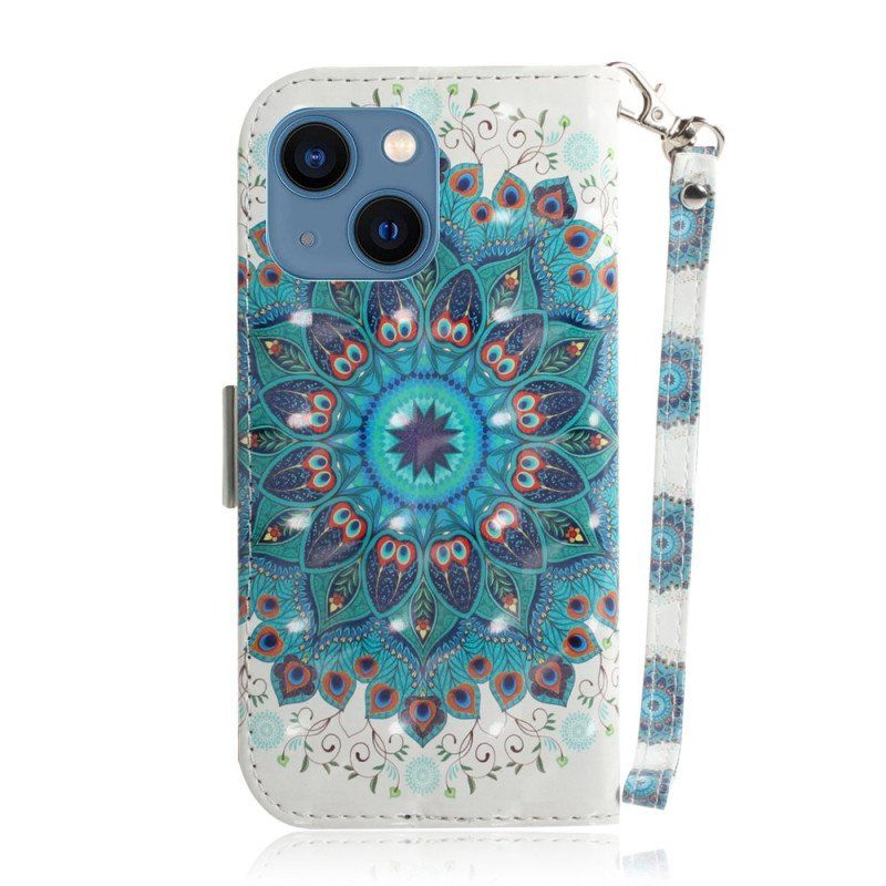 Fodral iPhone 14 Plus Med Kedjar Strappy Mandala