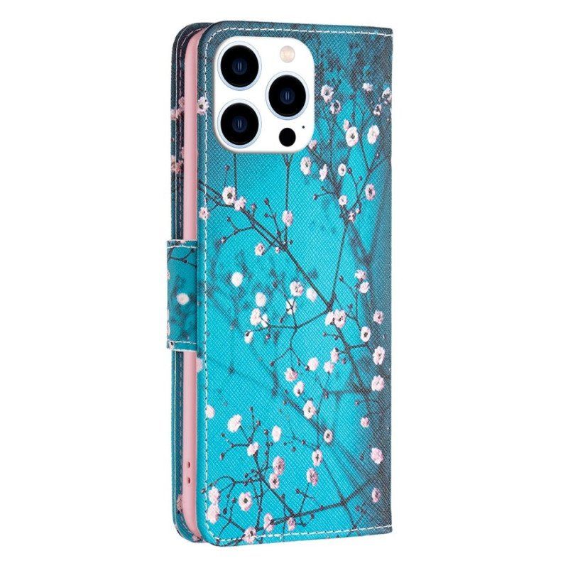 Fodral iPhone 14 Pro Blommande Grenar