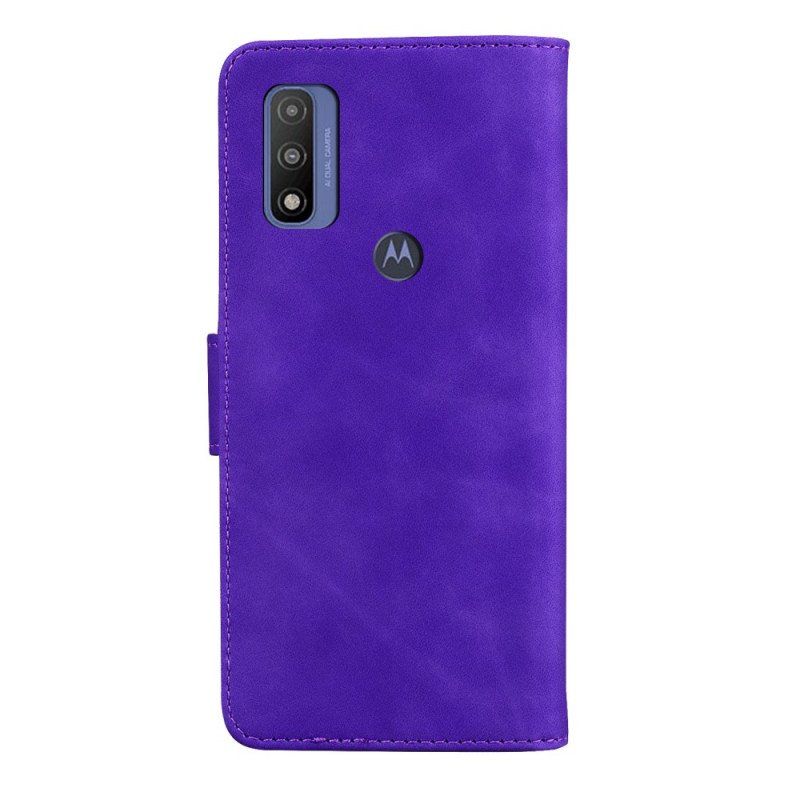 Fodral Moto E40 / E30 / E20 Skin-touch Butterfly