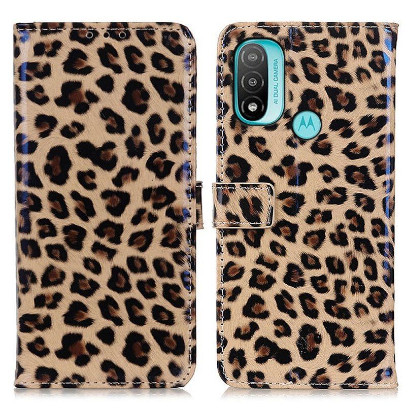 Fodral Moto E40 / E30 / E20 Vanlig Leopard