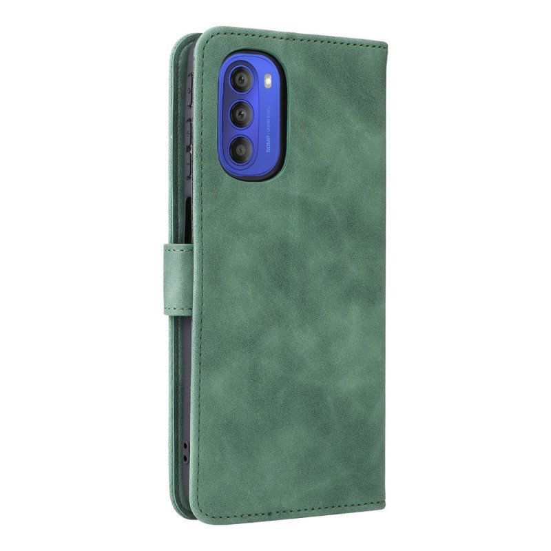 Fodral Moto G51 5G Vintage Skin-touch