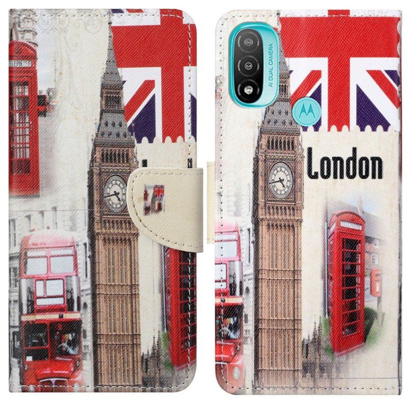 Fodral Moto G71 5G London Livet