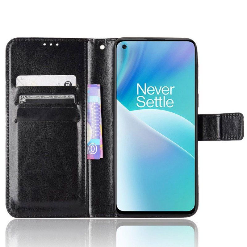 Fodral OnePlus Nord 2T 5G Med Kedjar Faux Läder Flashy Med Rem