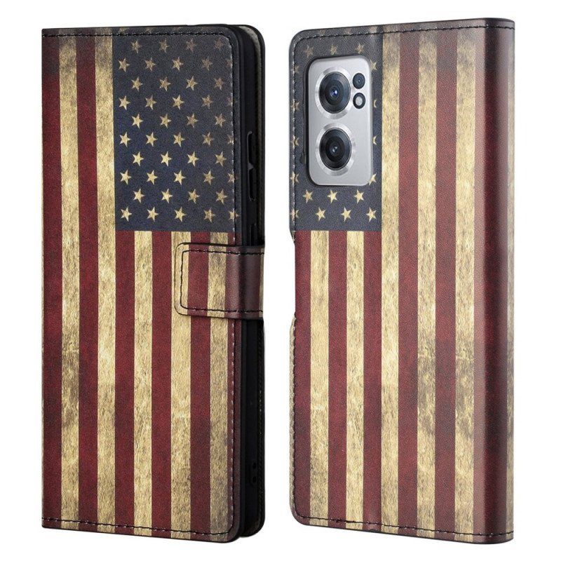 Fodral OnePlus Nord CE 2 5G Amerikanska Flaggan