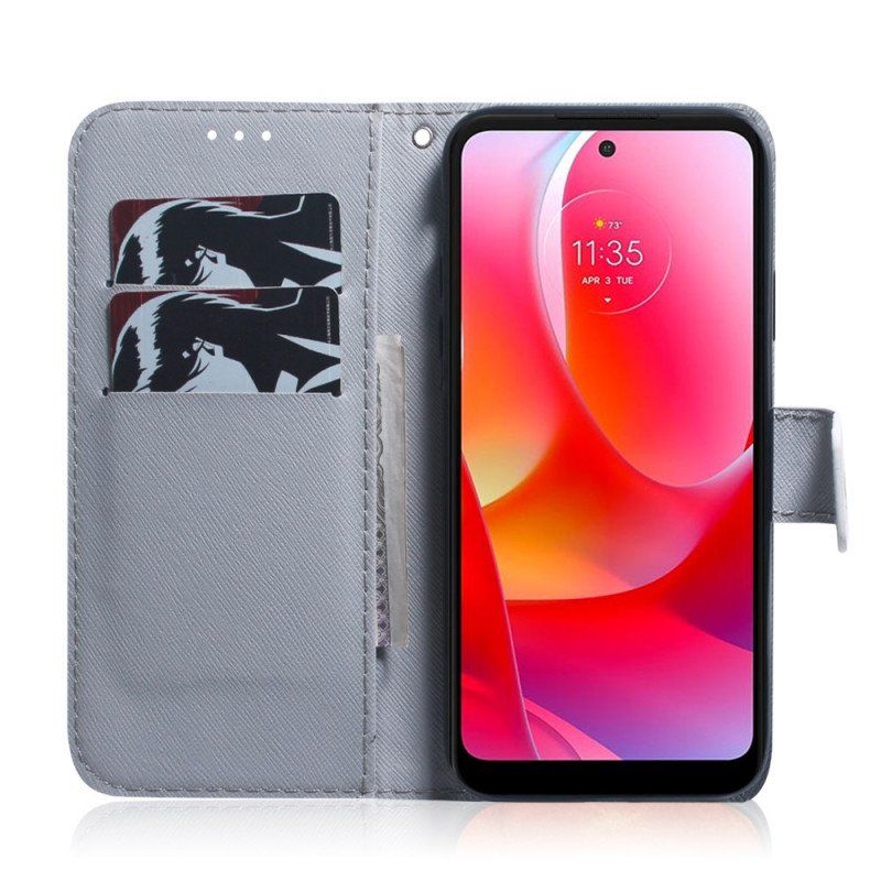 Fodral Oppo Find X5 Lite Premium Blommande Träd