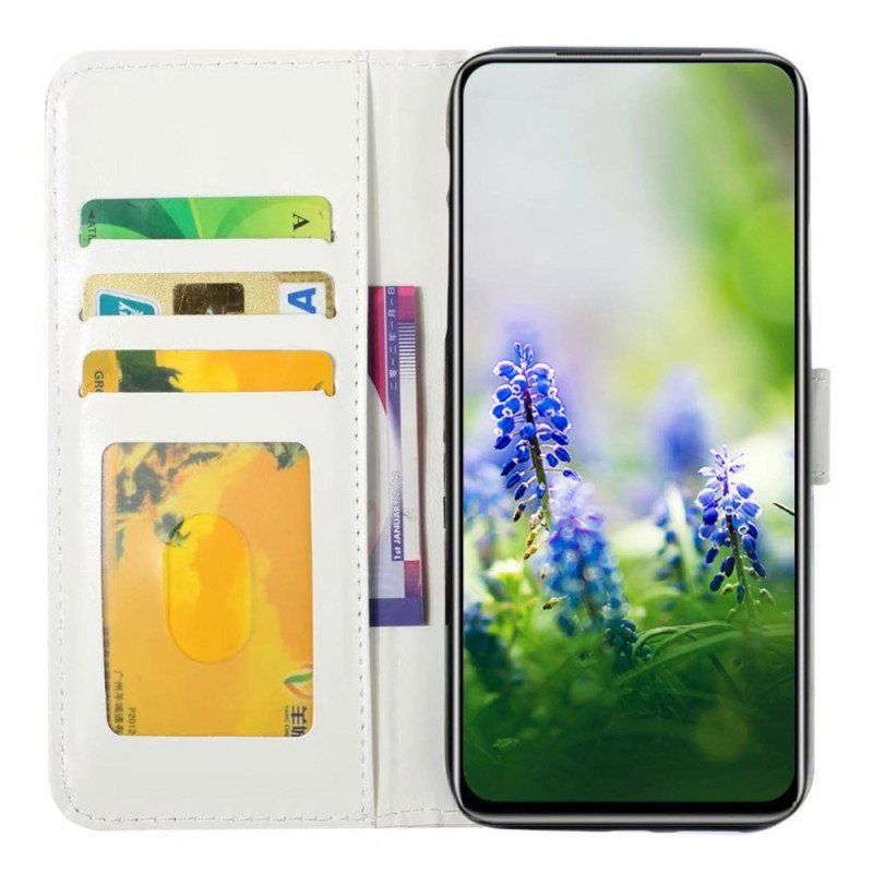 Fodral Oppo Reno 8 Med Kedjar Rem Liberty Flowers