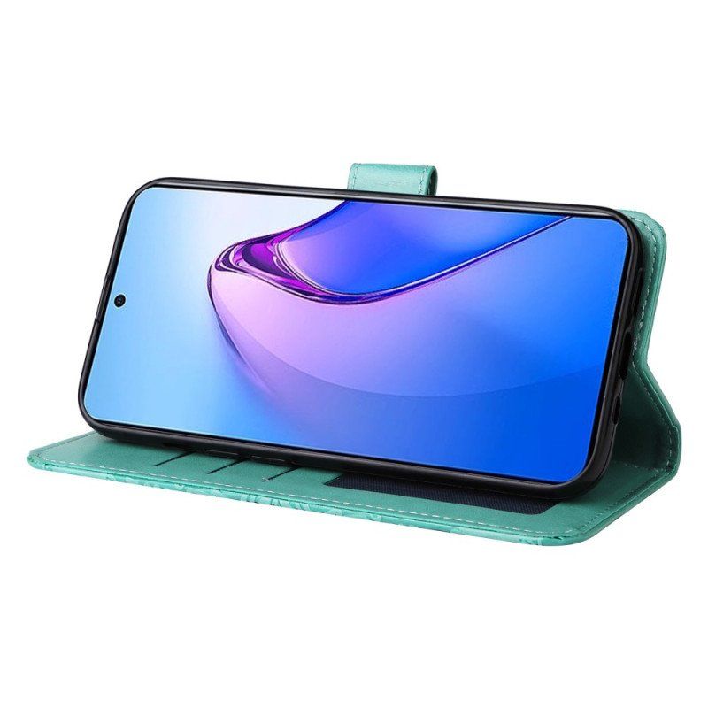 Fodral Oppo Reno 8 Pro Med Kedjar Strappy Solros