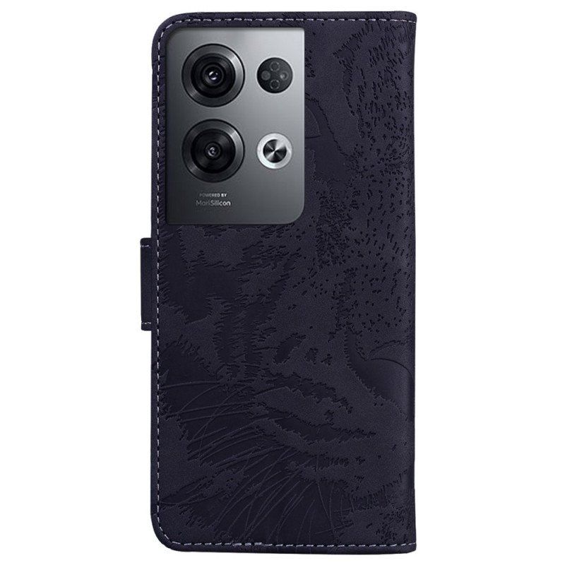 Fodral Oppo Reno 8 Pro Tigers Fotavtryck