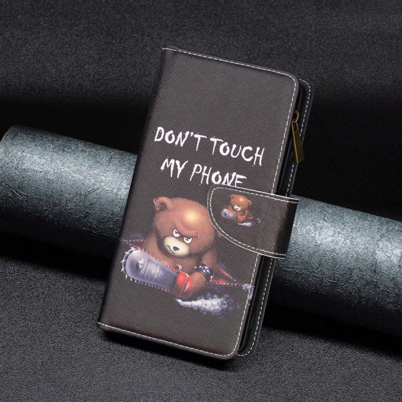 Fodral Realme C35 Med Kedjar Strappy Dangerous Bear Zipper Pouch