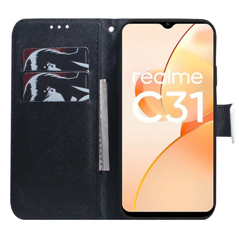 Fodral Realme C35 Valp Perspektiv Wolf