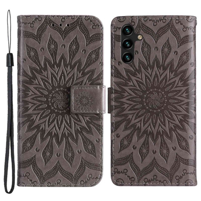 Fodral Samsung Galaxy A14 / A14 5G Mandala Sun Med Snodd