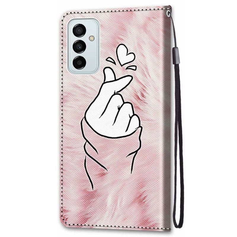 Fodral Samsung Galaxy M23 5G Finger Hjärta