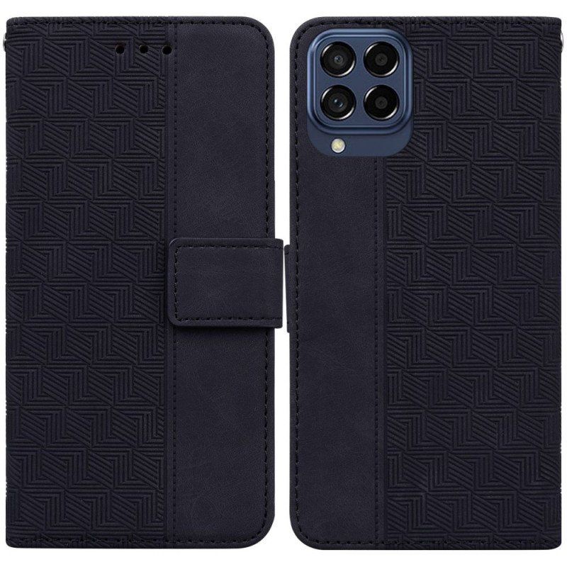 Fodral Samsung Galaxy M33 5G Med Kedjar Strappy Mönster