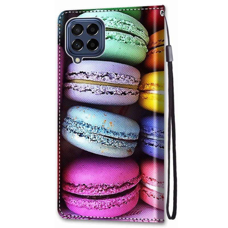 Fodral Samsung Galaxy M53 5G Macarons