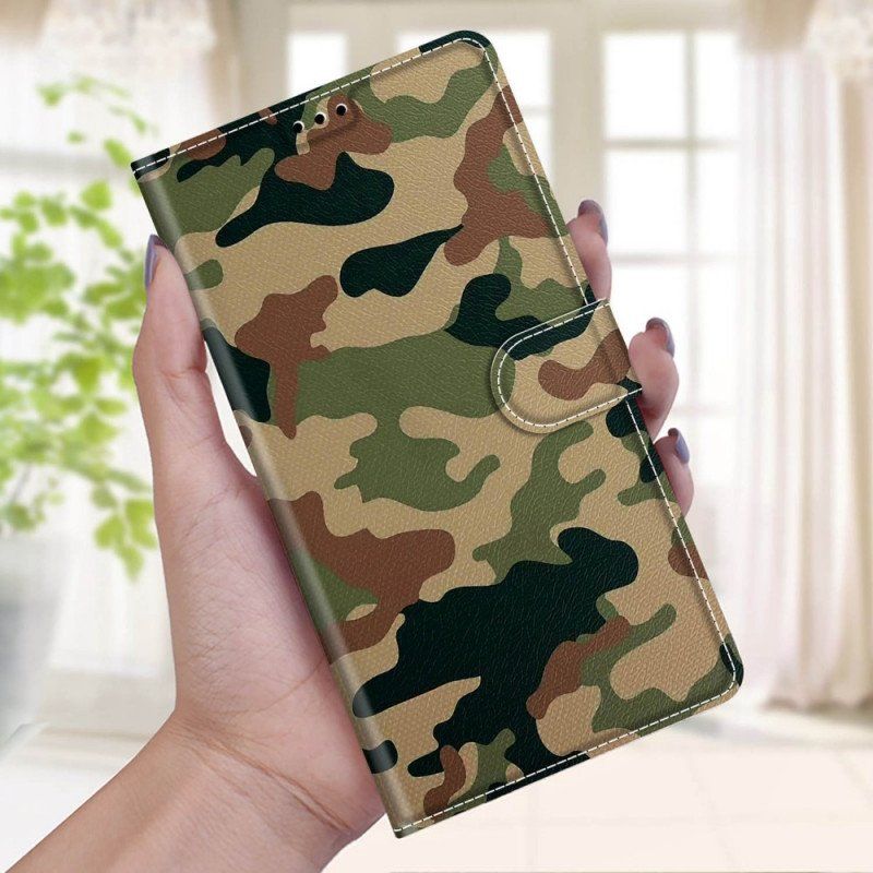 Fodral Samsung Galaxy M53 5G Med Kedjar Remmig Camo