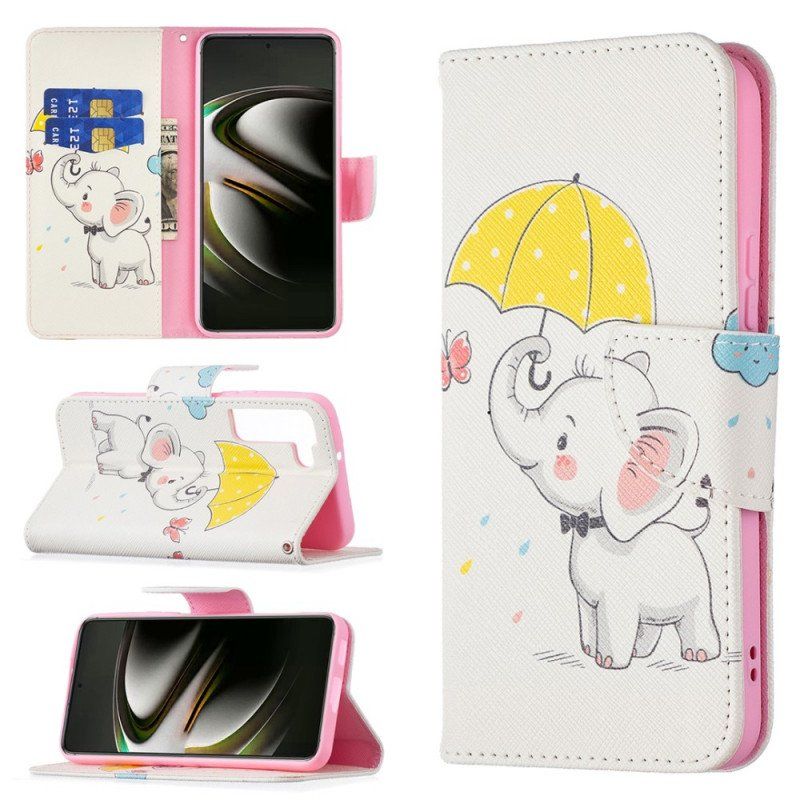 Fodral Samsung Galaxy S22 5G Baby Elefant