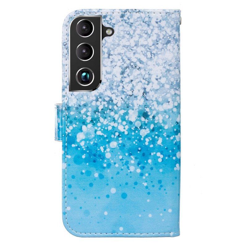 Fodral Samsung Galaxy S22 5G Blå Glittergradient