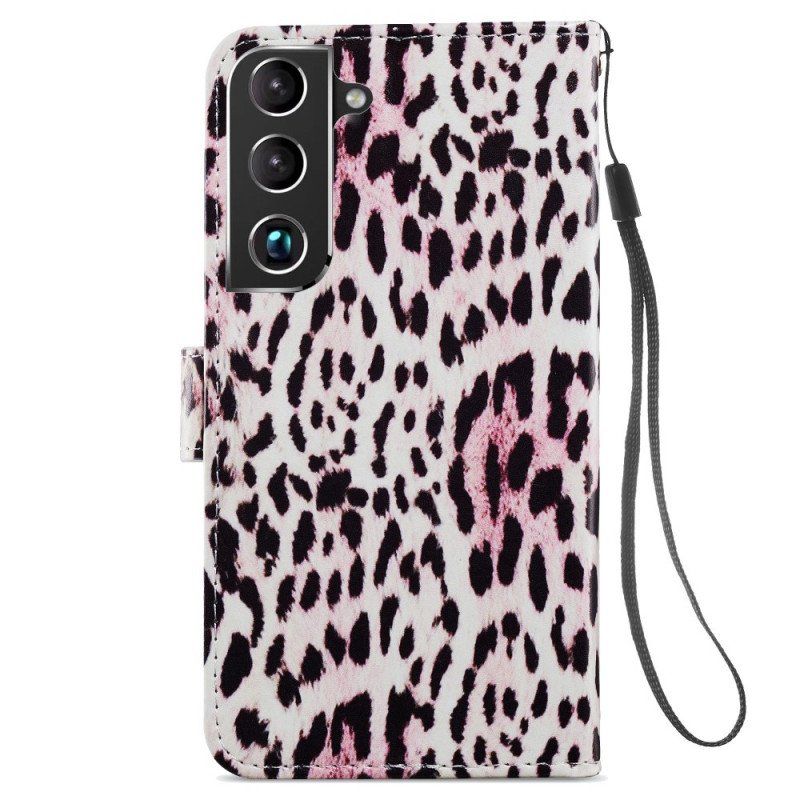 Fodral Samsung Galaxy S22 5G Leopardmönster