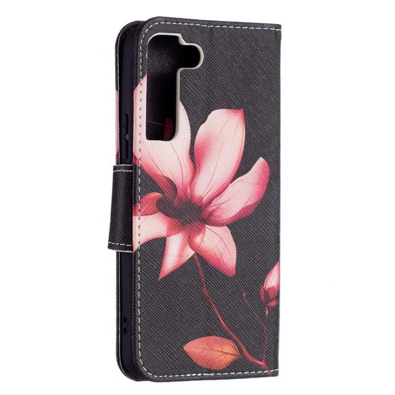 Fodral Samsung Galaxy S22 5G Rosa Blomma