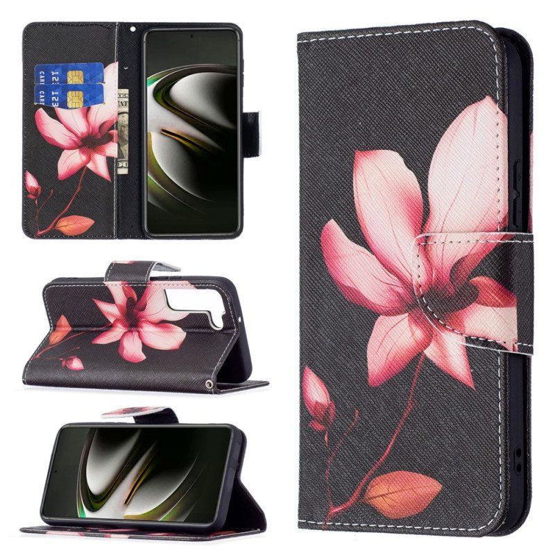 Fodral Samsung Galaxy S22 5G Rosa Blomma