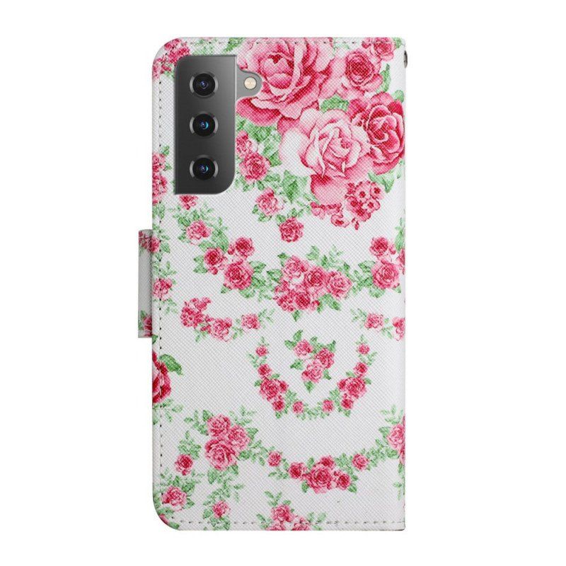 Fodral Samsung Galaxy S22 Plus 5G Liberty Royal Blommor