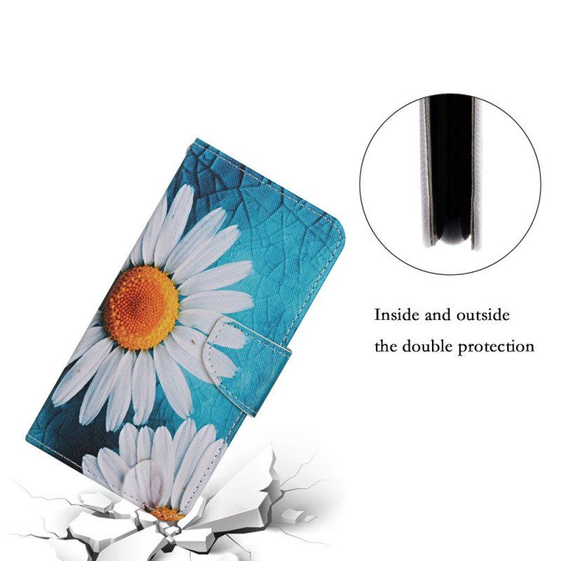 Fodral Samsung Galaxy S22 Ultra 5G Med Kedjar Thong Daisies