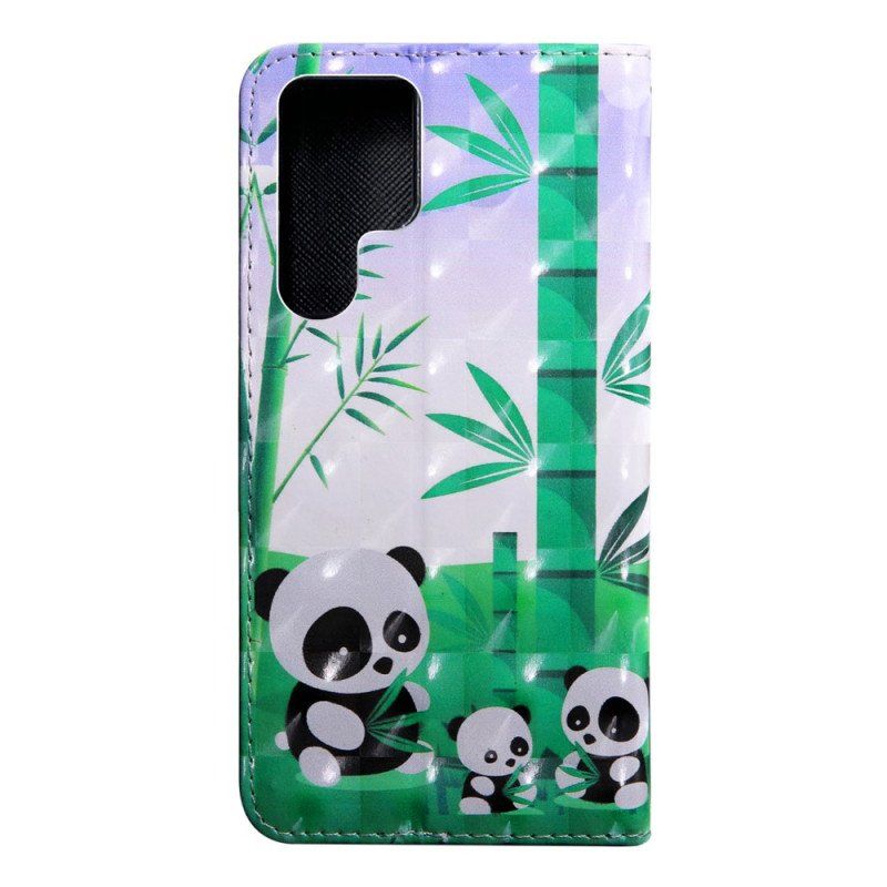 Fodral Samsung Galaxy S22 Ultra 5G Panda Familj