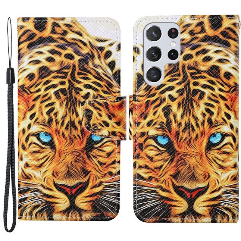 Fodral Samsung Galaxy S22 Ultra 5G Tiger Med Snodd