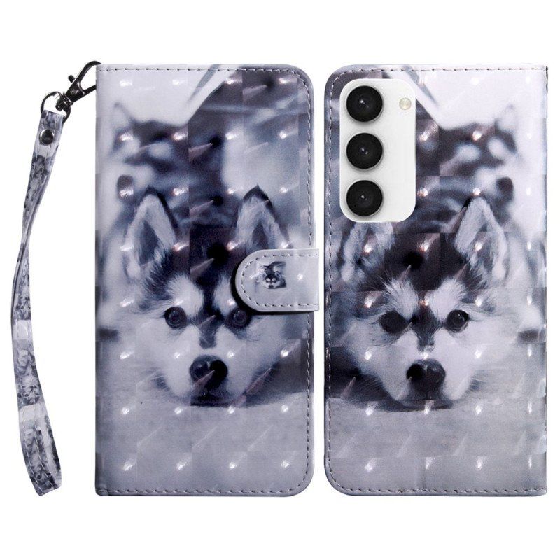 Fodral Samsung Galaxy S23 5G Med Kedjar Thong Husky