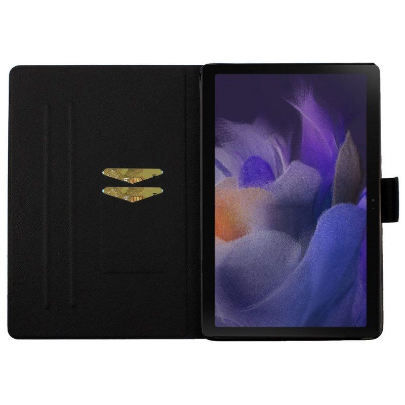 Fodral Samsung Galaxy Tab A8 (2021) Blommor Blommor Blommor