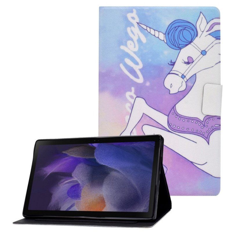 Fodral Samsung Galaxy Tab A8 (2021) Fantasy Unicorn