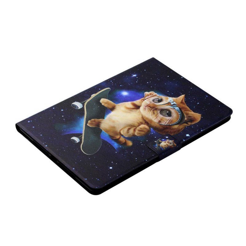 Fodral Samsung Galaxy Tab A8 (2021) Katt Skateboard