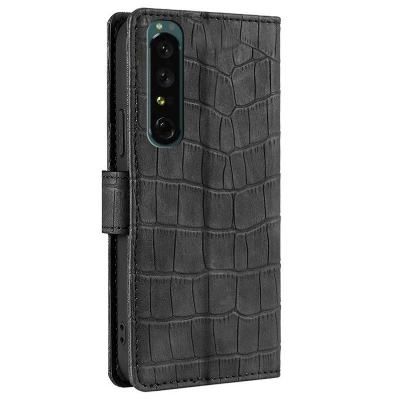 Fodral Sony Xperia 1 IV Krokodil Stil