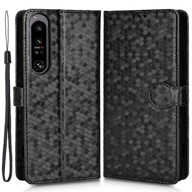 Fodral Sony Xperia 1 IV Med Kedjar 3d Strappy Design