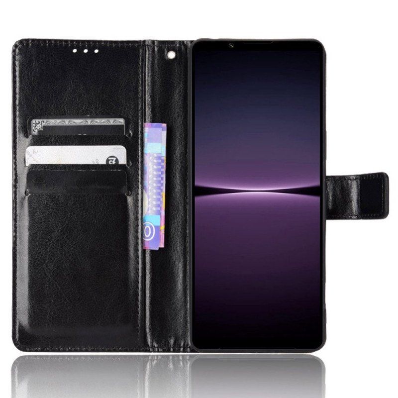 Fodral Sony Xperia 1 IV Med Kedjar Flashig Strappy