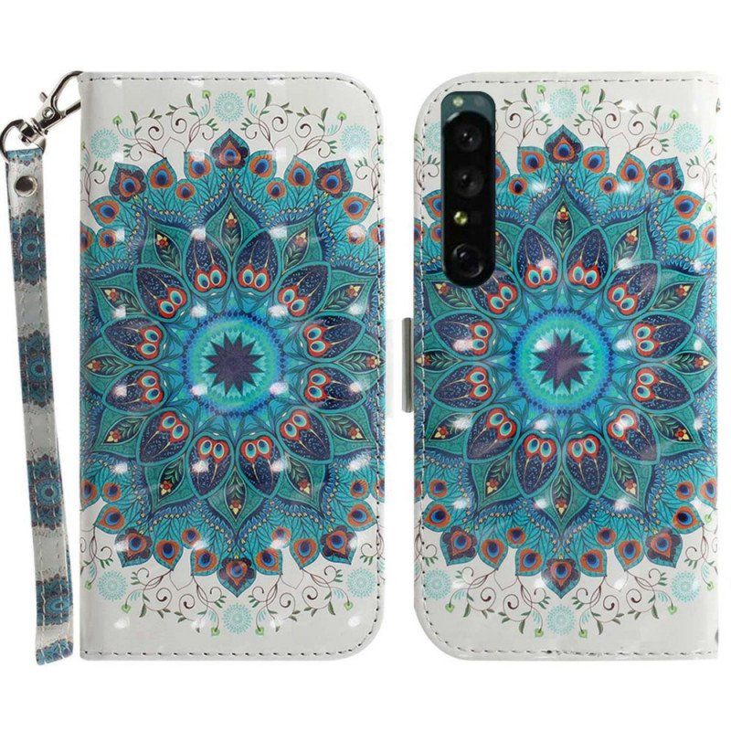 Fodral Sony Xperia 1 IV Med Kedjar Strappy Mandala