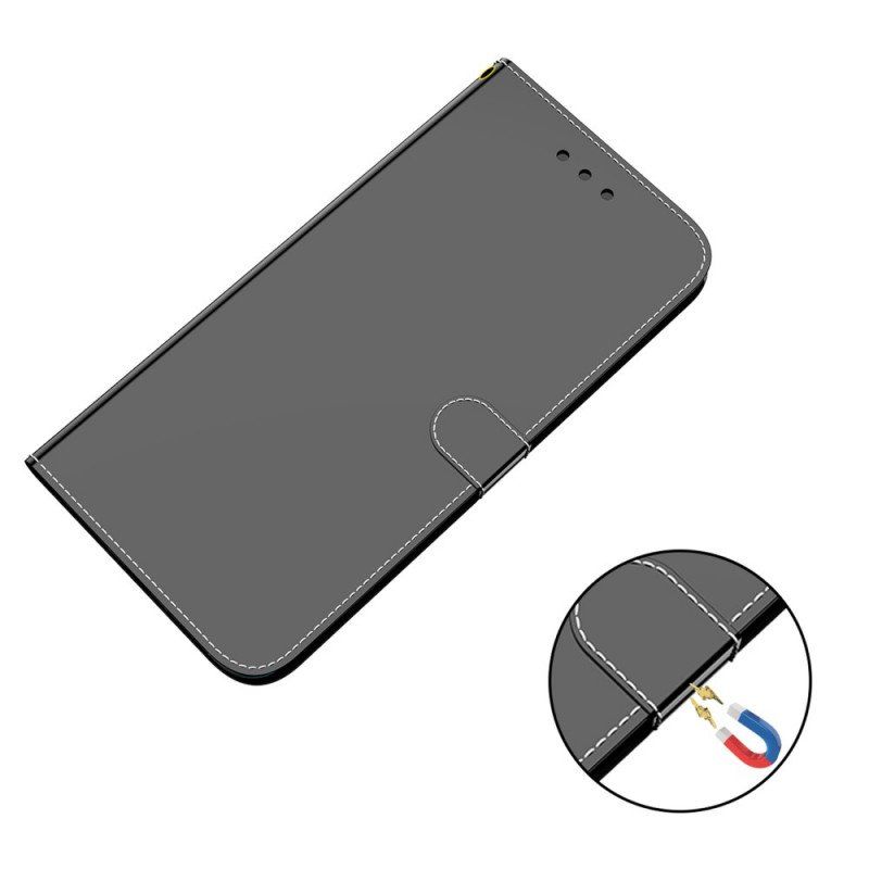 Fodral Xiaomi 12 Pro Spegelskydd I Konstläder