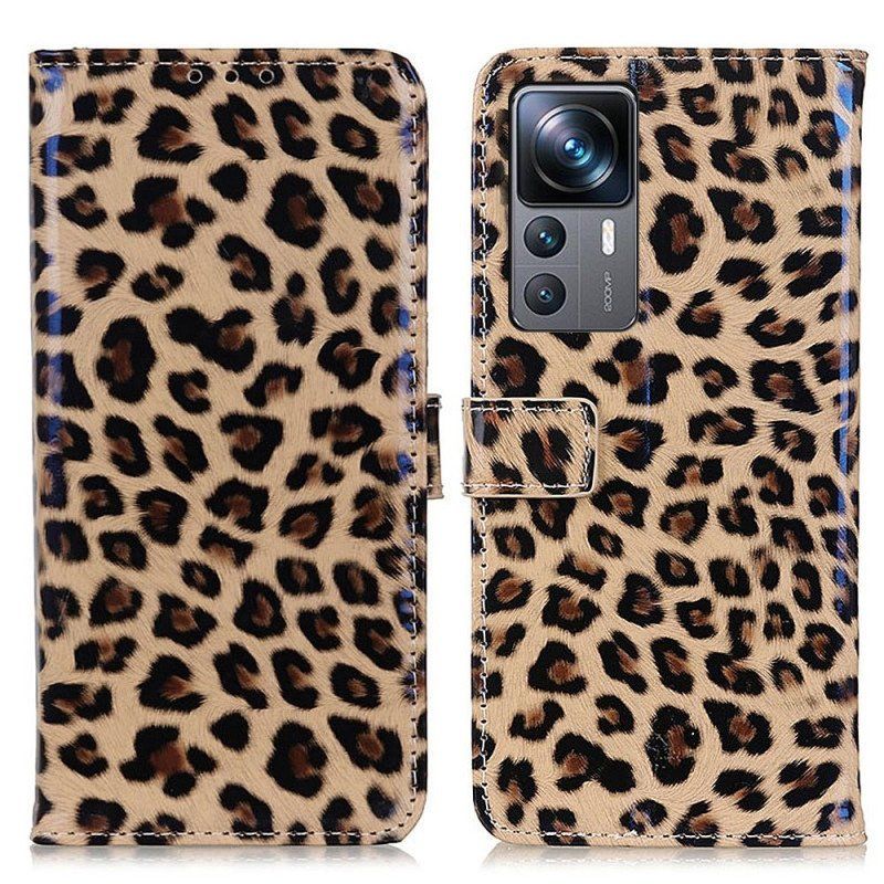 Fodral Xiaomi 12T / 12T Pro Leopard Hudstil