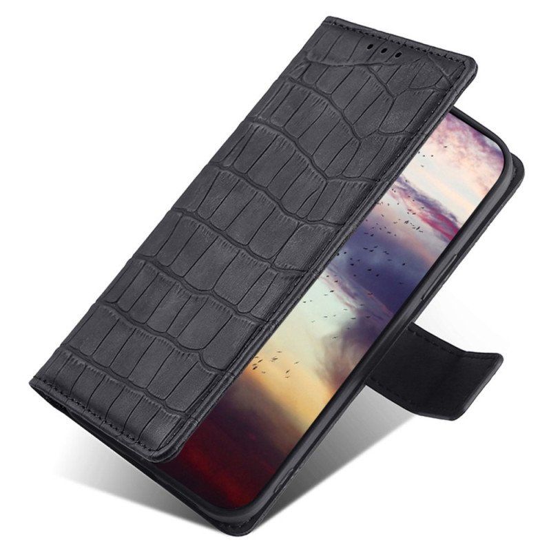 Fodral Xiaomi 12T / 12T Pro Skin-touch Crocodile