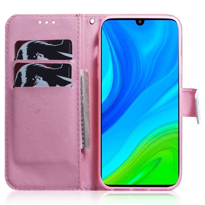 Fodral Xiaomi 13 Med Kedjar Strappy Rose Flower