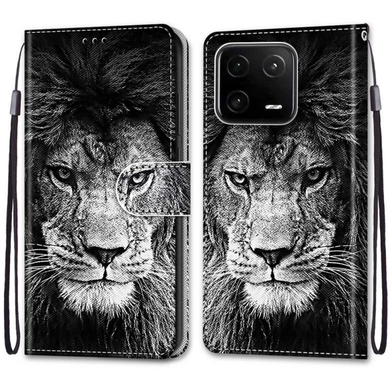 Fodral Xiaomi 13 Pro Med Kedjar Lanyard Lion