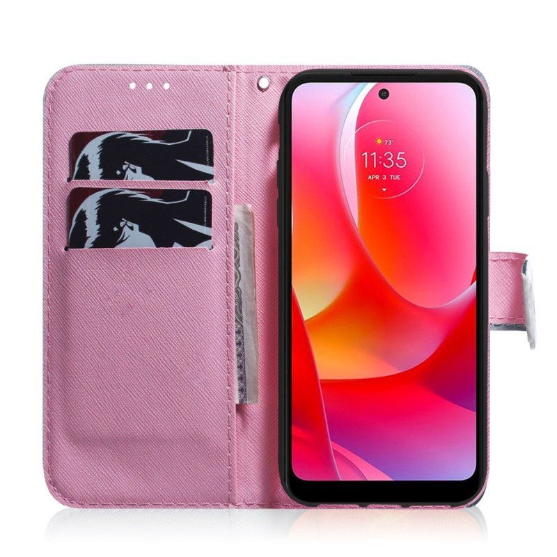 Fodral Xiaomi Redmi Note 11 / 11S Blomma Dusty Pink