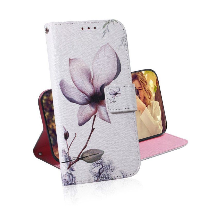 Fodral Xiaomi Redmi Note 11 / 11S Blomma Dusty Pink