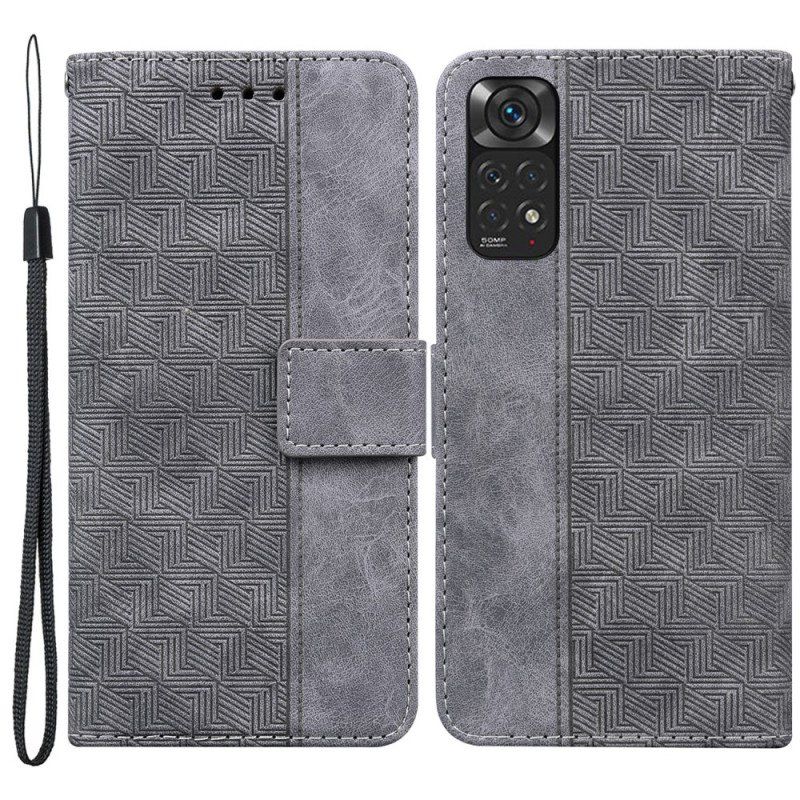 Fodral Xiaomi Redmi Note 11 / 11S Med Kedjar Strappy Mönster