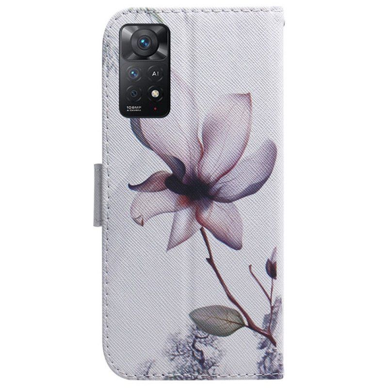 Fodral Xiaomi Redmi Note 11 Pro / 11 Pro 5G Blomma Dusty Pink