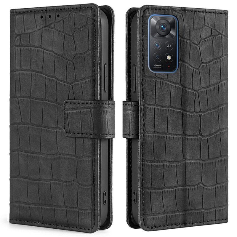 Fodral Xiaomi Redmi Note 11 Pro / 11 Pro 5G Skin-touch Crocodile