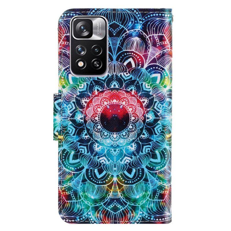 Fodral Xiaomi Redmi Note 11 Pro Plus 5G Med Kedjar Flashig Strappy Mandala