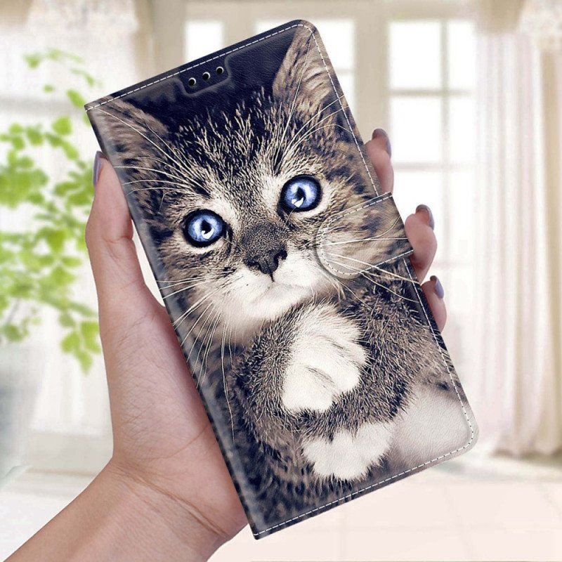 Fodral Xiaomi Redmi Note 11 Pro Plus 5G Med Kedjar Thong Cat Fan