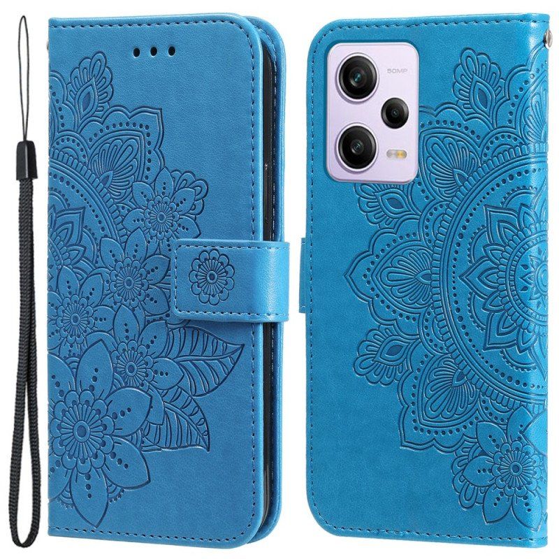 Fodral Xiaomi Redmi Note 12 Pro Plus Med Kedjar Rem Blommandala