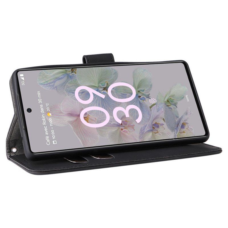 Folio-fodral Google Pixel 6A Med Kedjar Strappy Skin-touch